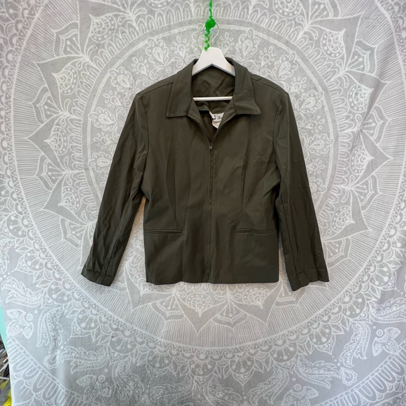 N TOUCH VINTAGE BLAZER SHOULDER PADS FULL ZIP 14 XL - Picture 4 of 11